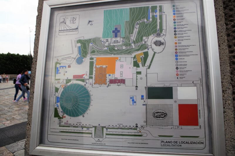 グアダルーペ寺院　地図