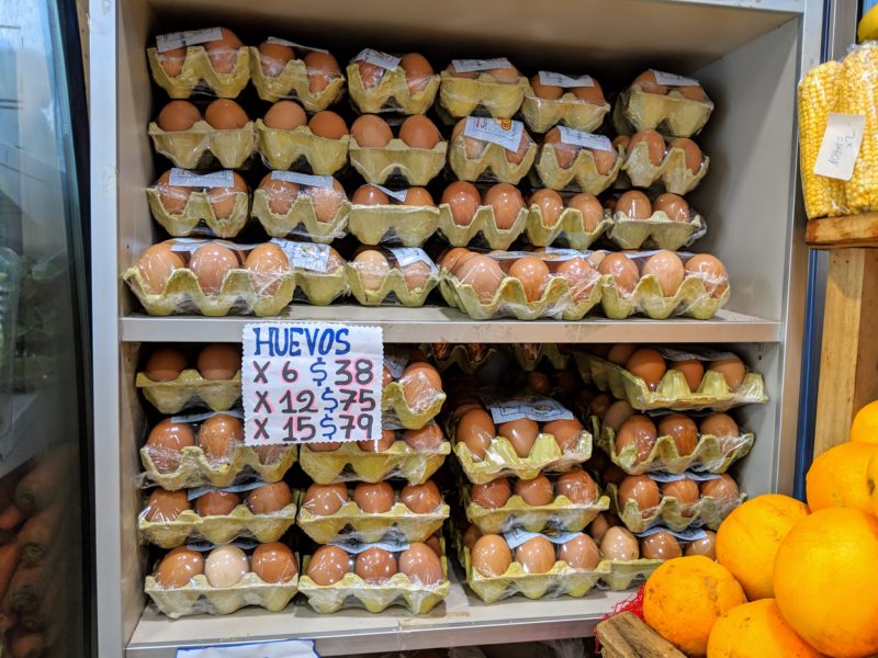 ウルグアイのスーパー・卵