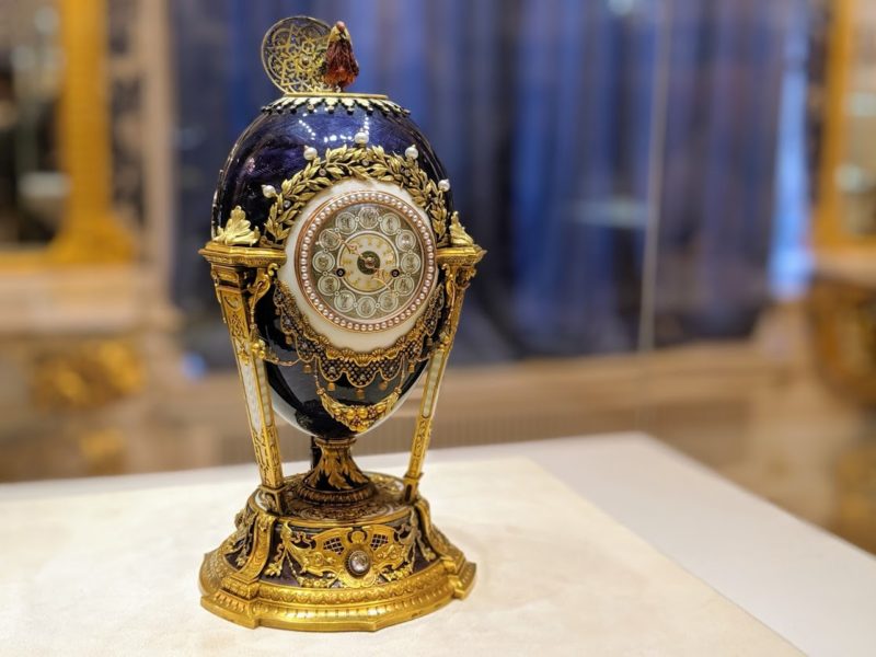 イースターエッグおんどりの時計 (マリア皇后へ、1900年)