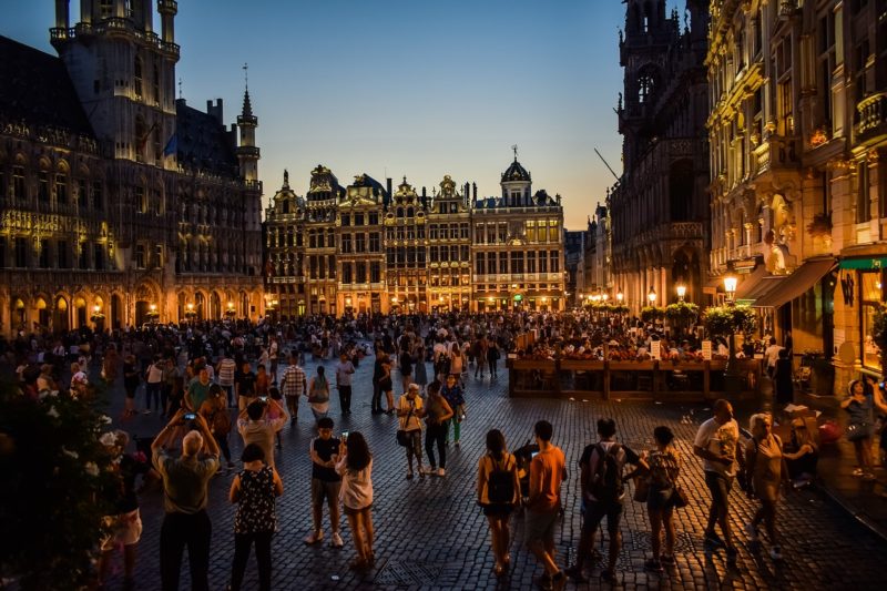 世界一美しい広場と言われるブリュッセルのグラン＝プラス