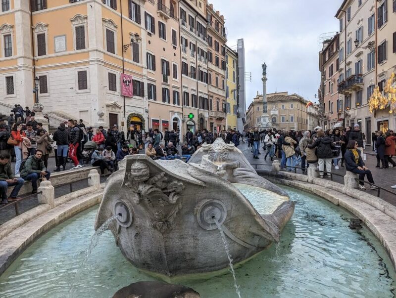 バルカッチャの噴水（Fontana della Barcaccia）