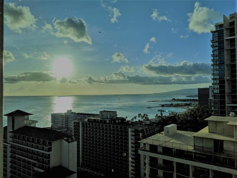 ザ　インペリアル　ハワイ　リゾート部屋（24階）からの景観