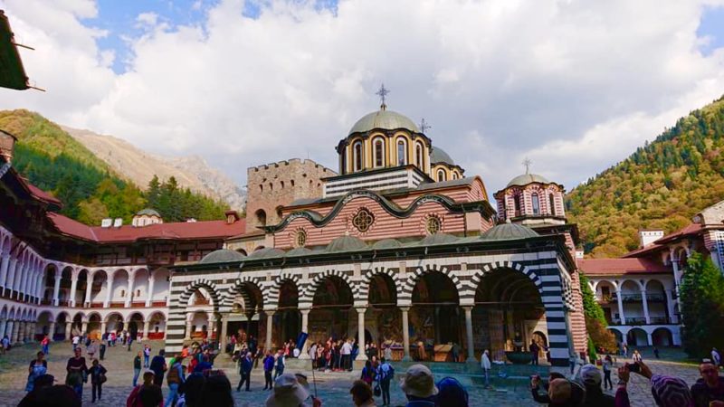 ブルガリア10月のリラの僧院