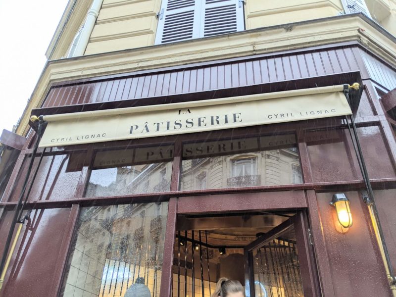パリの人気シェフシリル・リニャックのパティスリー