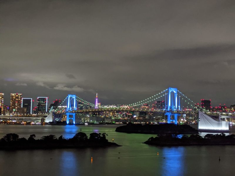 ヒルトン東京お台場からの眺め夜景