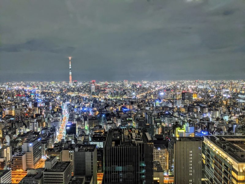 マンダリンオリエンタル東京からの夜景