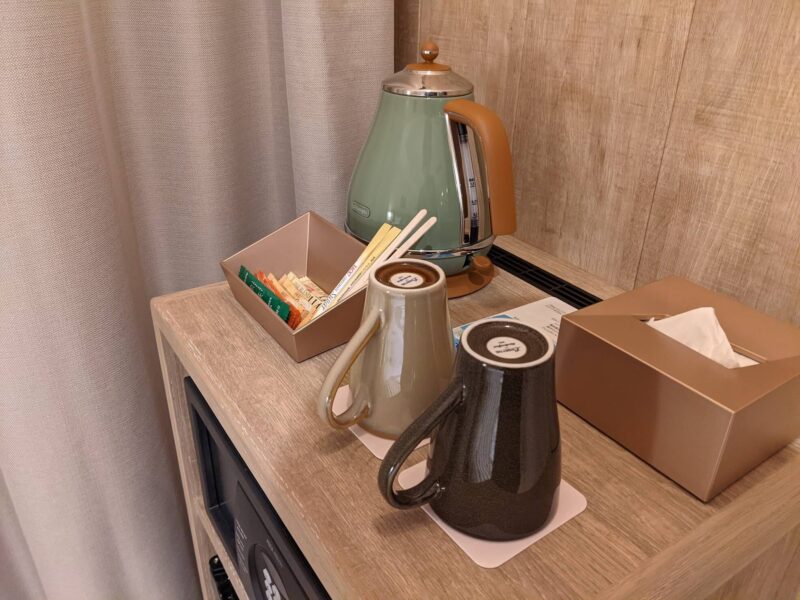 モクシー京都二条客室　お茶類