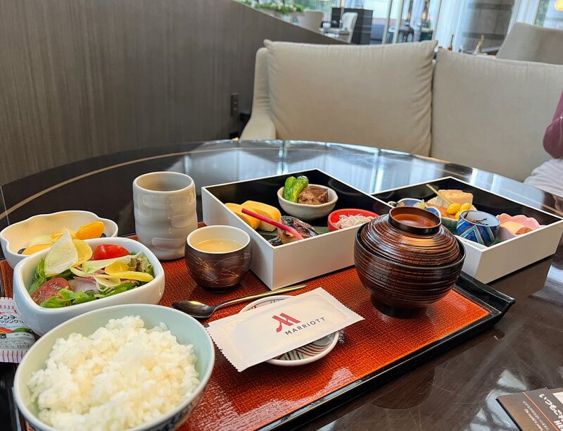 東京マリオットホテル　朝食　和食