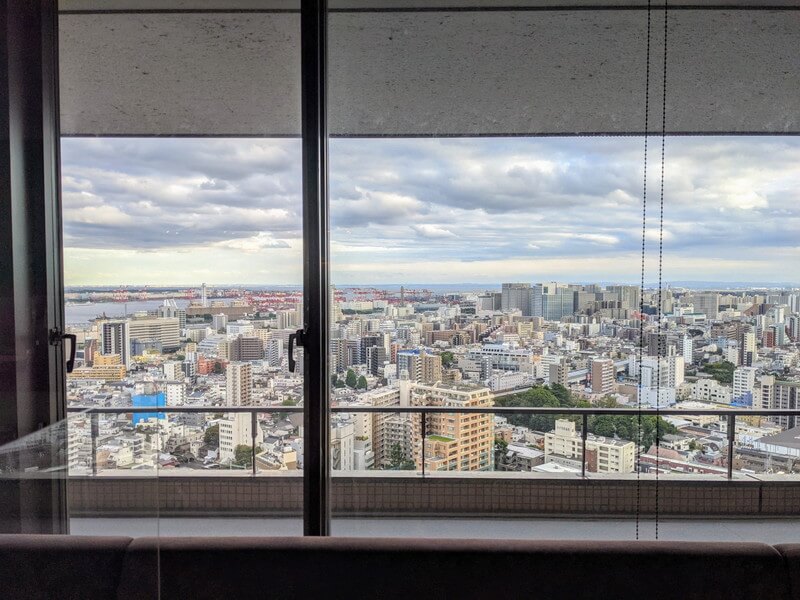 東京マリオットホテル　エグゼクティブラウンジからの眺望
