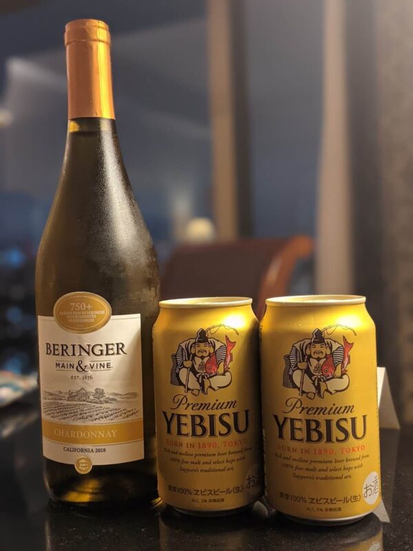ウェスティン東京　クラブラウンジから提供されるアルコール