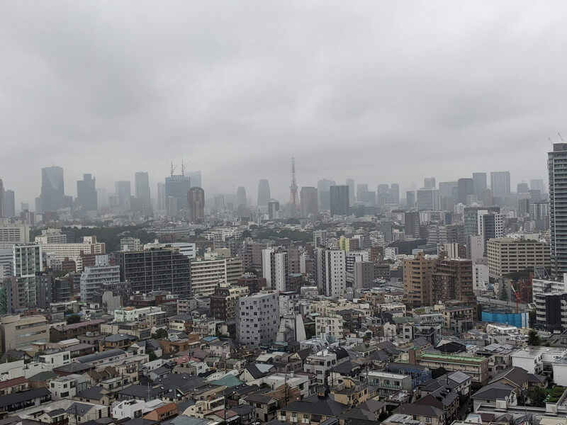 ウェスティン東京　エグゼクティブルームからの眺望