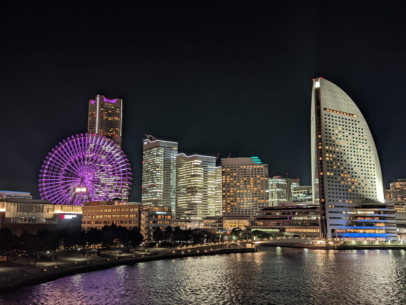 インターコンチネンタル横浜Pier8　みなとみらい側の夜景
