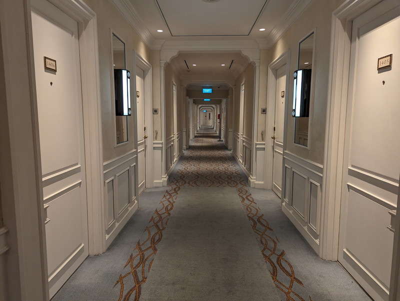 インターコンチネンタルホテル シンガポール　客室階廊下