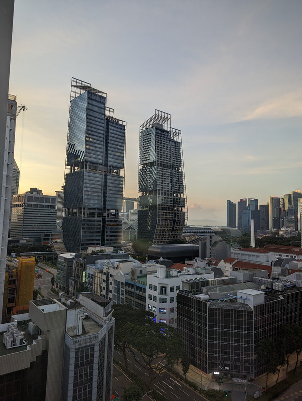 インターコンチネンタルホテル シンガポール　クラシックルームからの眺望