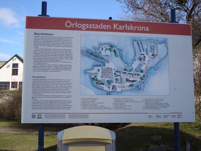 カールスクルーナの軍港（Karlskrona）