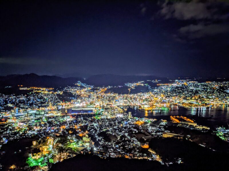 長崎市内の素晴らしい夜景